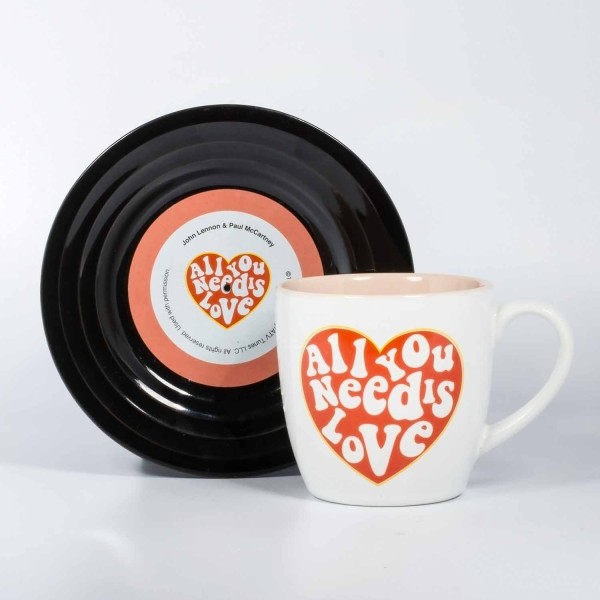 Tassen-Set "Lyrical Mug" Love - Lennon & McCartney