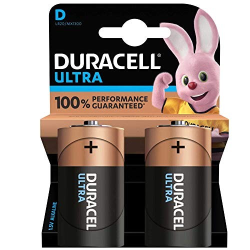 Duracell Ultra Power MX1300 LR 20 Mono D  Batterien, 2er Blister