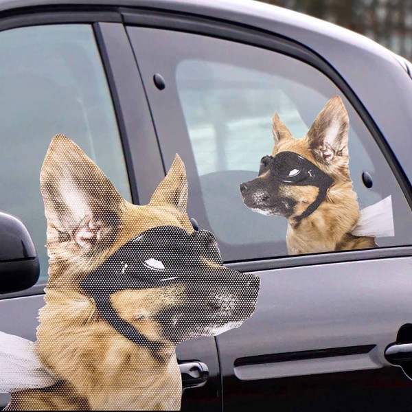 Ride With a Dog - Fenstersticker "Hund"