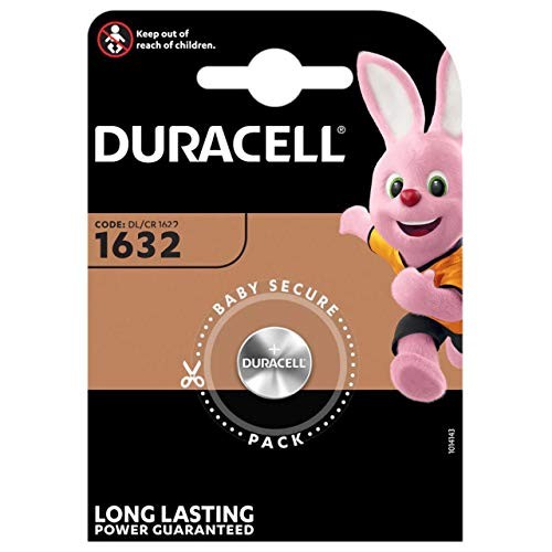 Duracell Batterie Lithium, Knopfzelle, CR1632, 3V Electronics, Retail Blister (1-Pack)