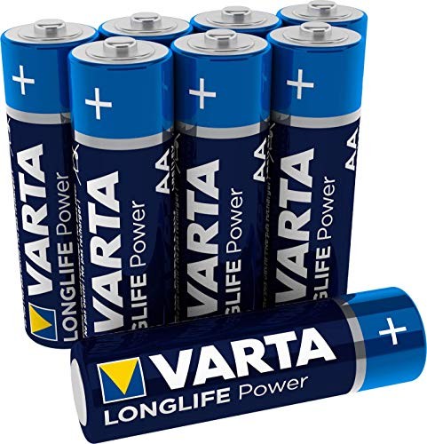 Varta Longlife Power Batterie (AA Mignon Alkaline Batterien LR6 - 8er Pack)