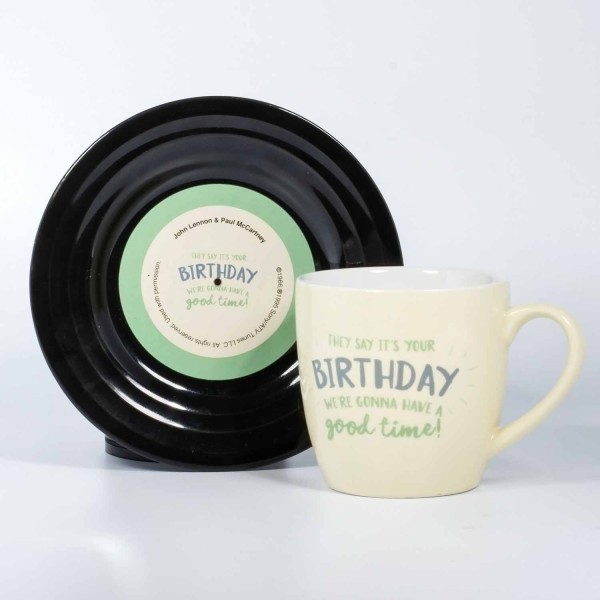 Tassen-Set "Lyrical Mug" Birthday - Lennon & McCartney