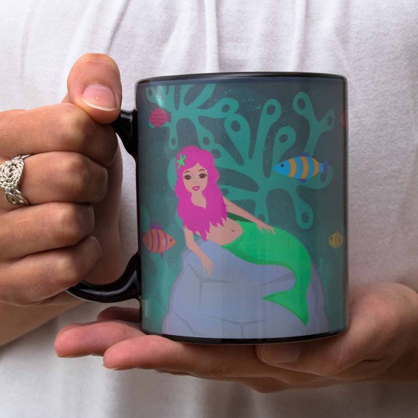 Tasse "Meerjungfrau" (Mermaid Heat Change Mug) - mit Farbwechsel
