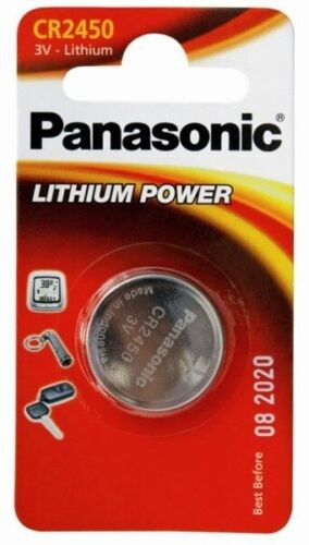 Panasonic Knopfzelle Lithium CR2450EL/1B (3 Volt)