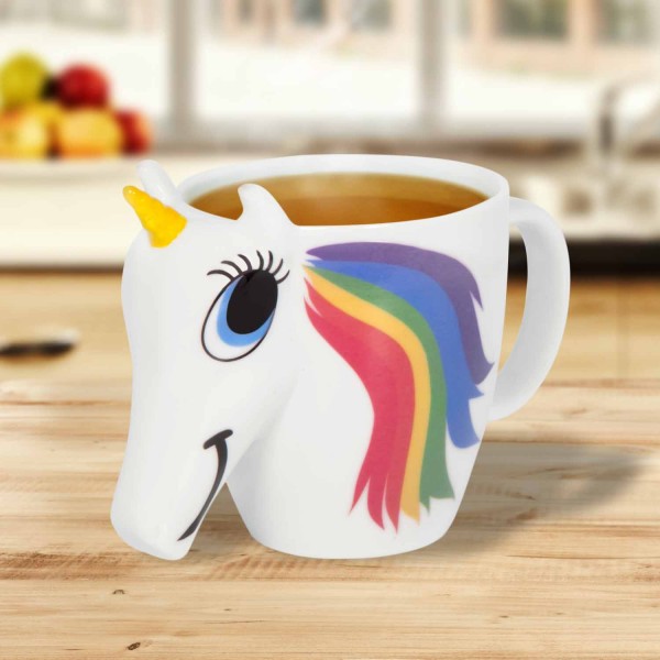 Tasse "Unicorn Mug" - Einhorn Tasse mit Farbwechsel